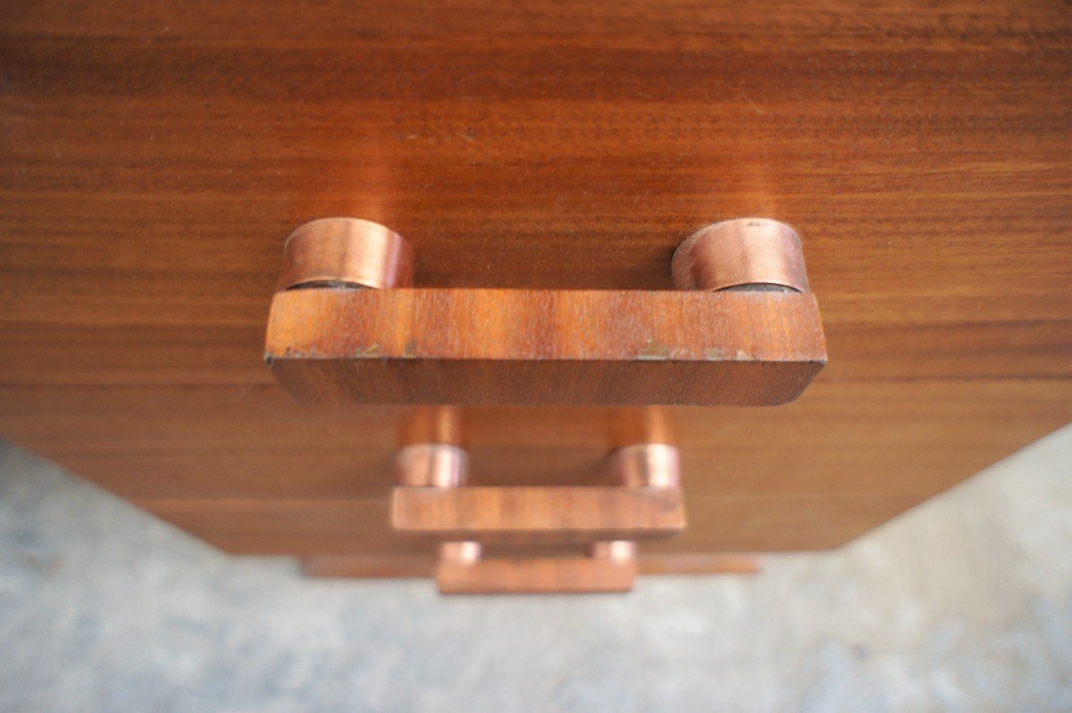 Art-deco Modernist Desk, France Circa 1930-photo-3