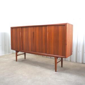 Enfilade Vintage Scandinave En Teck, Omann Jun.