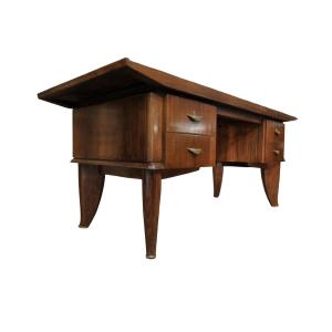 "minister" Desk In Rosewood, Art-deco Period, Sanyas And Popot