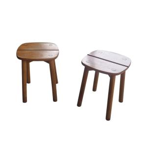 Pair Of Vintage Stools, Pierre Gautier-delaye