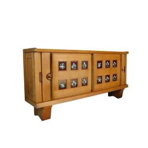 Light Oak Sideboard, Guillerme And Chambron, Danikowski