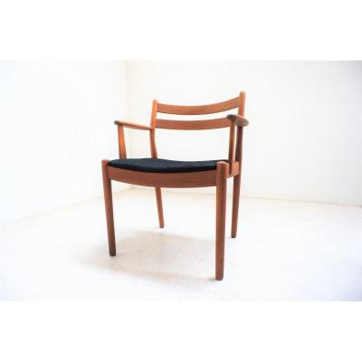 Scandinavian Oak Armchair, Poul Volther