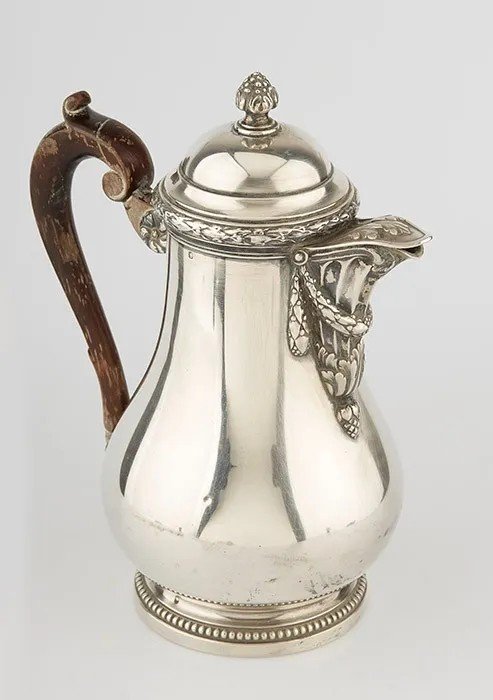 Baluster-shaped Silver Jug Late 19th Century