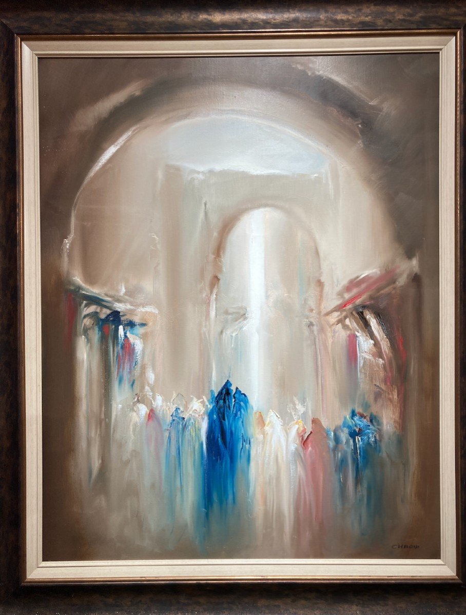 The Passage Du Souk - Salah Eddine Chaoui Born In 1944-photo-3