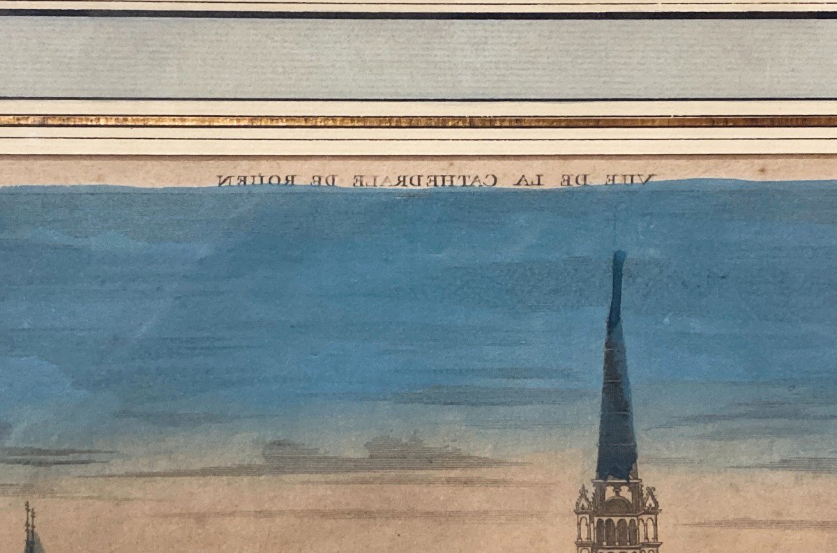 Vue De l'Eglise Metropolitaine De Rouen Du Côté Du Septentrion - Basset, André (17??-1787) --photo-4