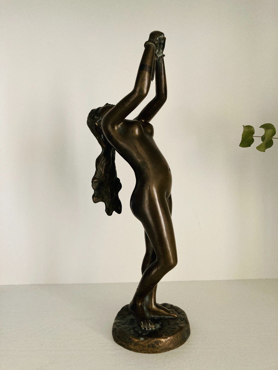 Bronze Attributed To Pierre Le Faguays Early 20th Century-photo-4