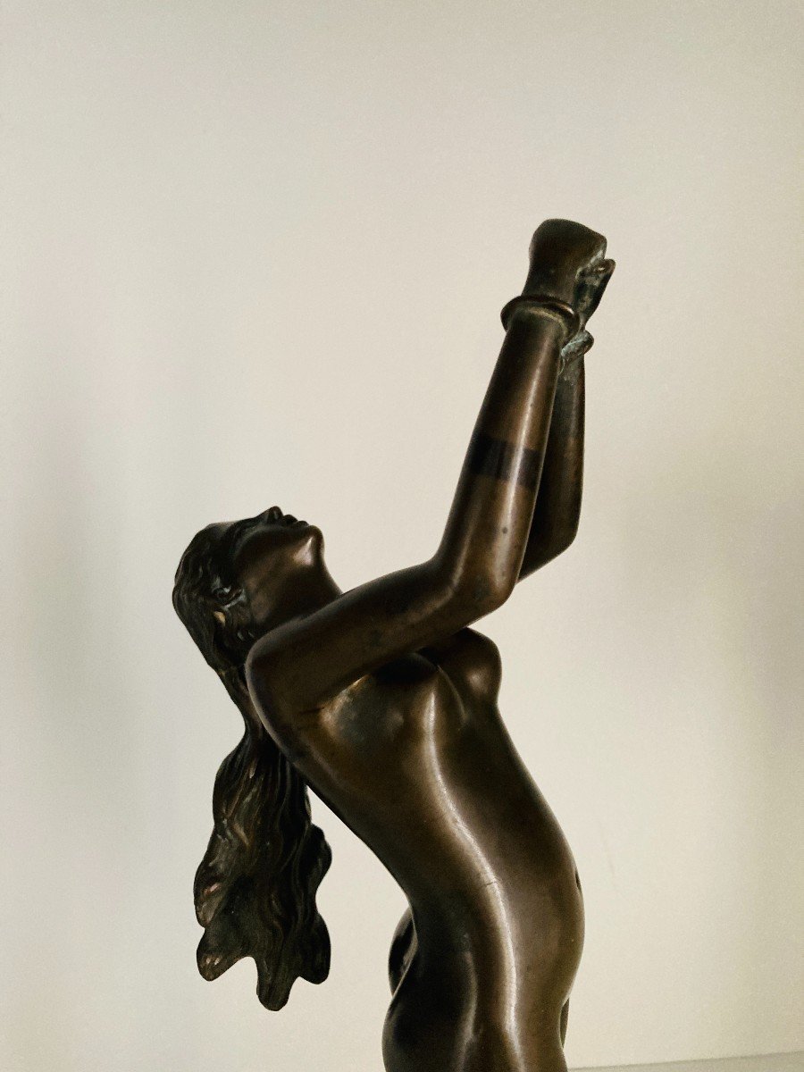 Bronze Attributed To Pierre Le Faguays Early 20th Century-photo-5