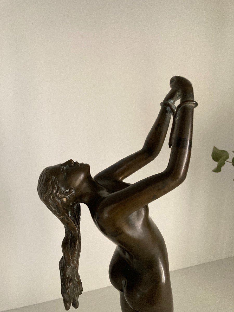 Bronze Attributed To Pierre Le Faguays Early 20th Century-photo-6