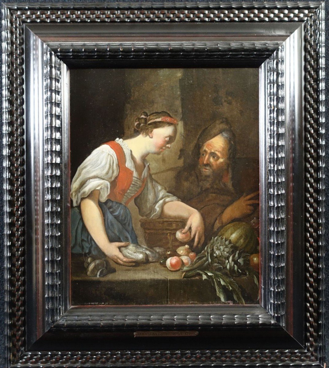 Toorenvliet Jacob (c. 1635-1719) Attributed To. Market Scene