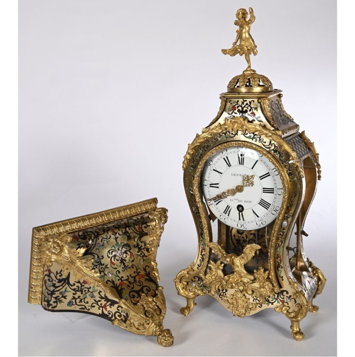 Cartel Et Son Cul De Lampe d'époque Louis XV