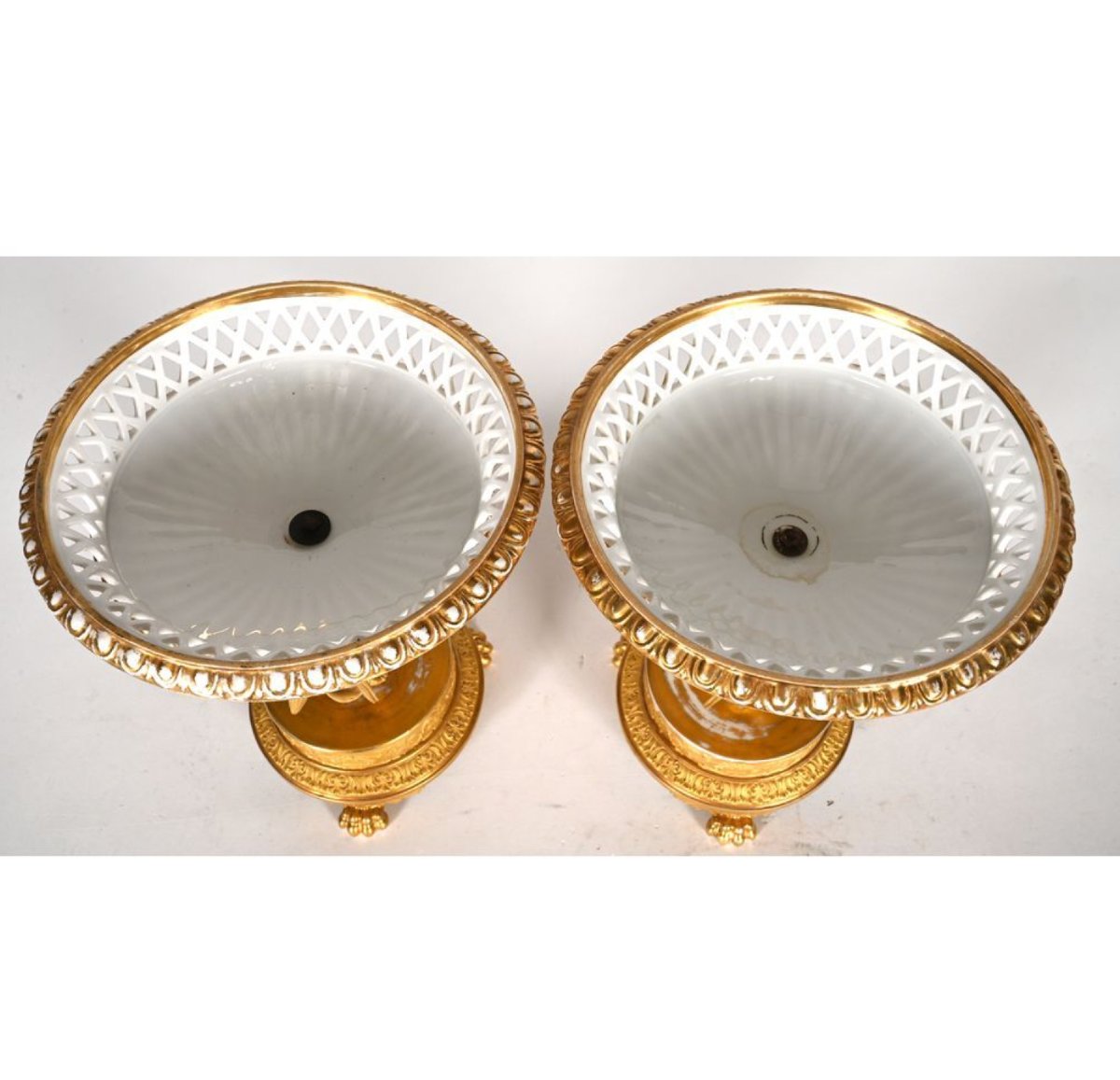 Pair Of Empire Period Fruit Bowls-photo-4
