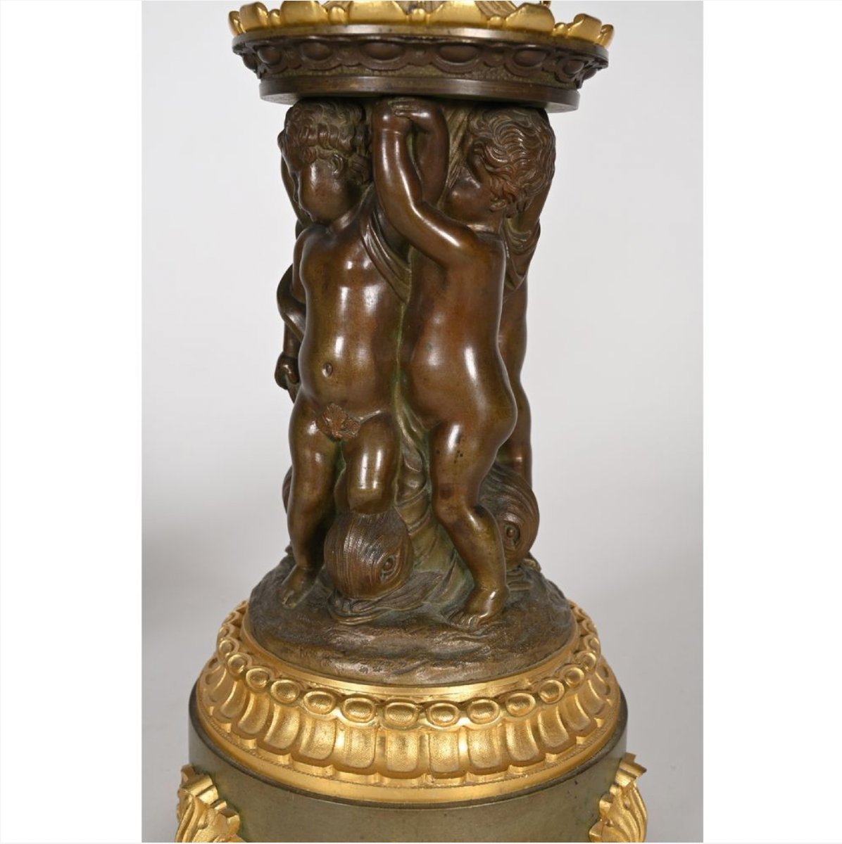 Grande paire de candélabres d'époque Louis-Philippe-photo-3