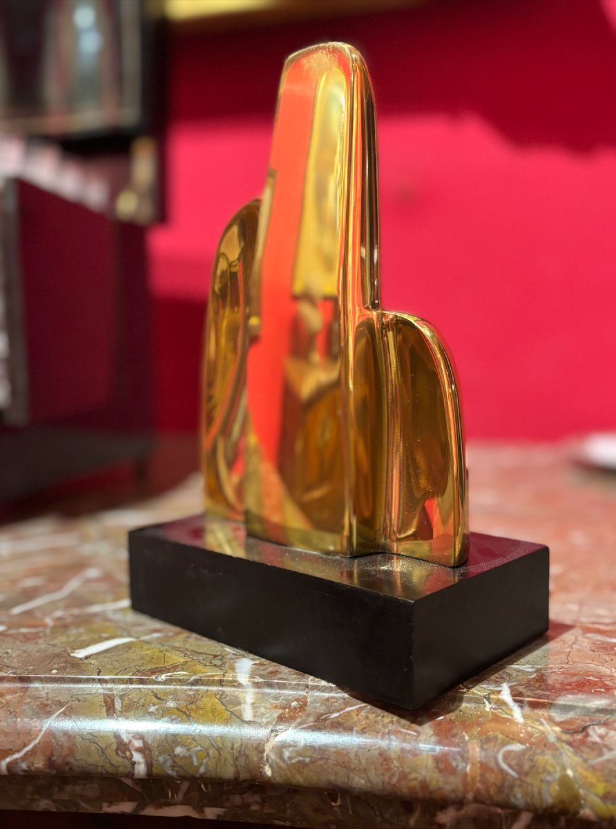 Bronze Sculpture l'Ocell By Antoni Miro 1998-photo-4