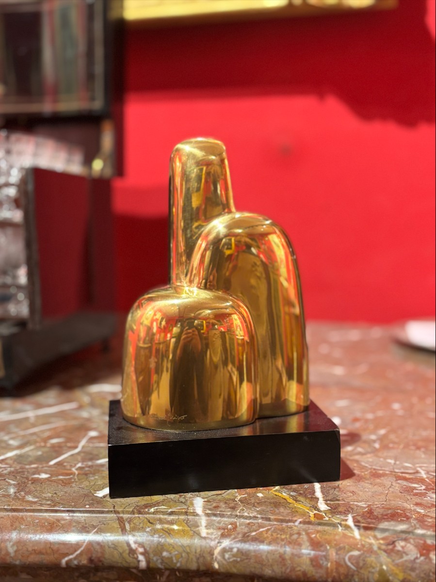 Bronze Sculpture l'Ocell By Antoni Miro 1998
