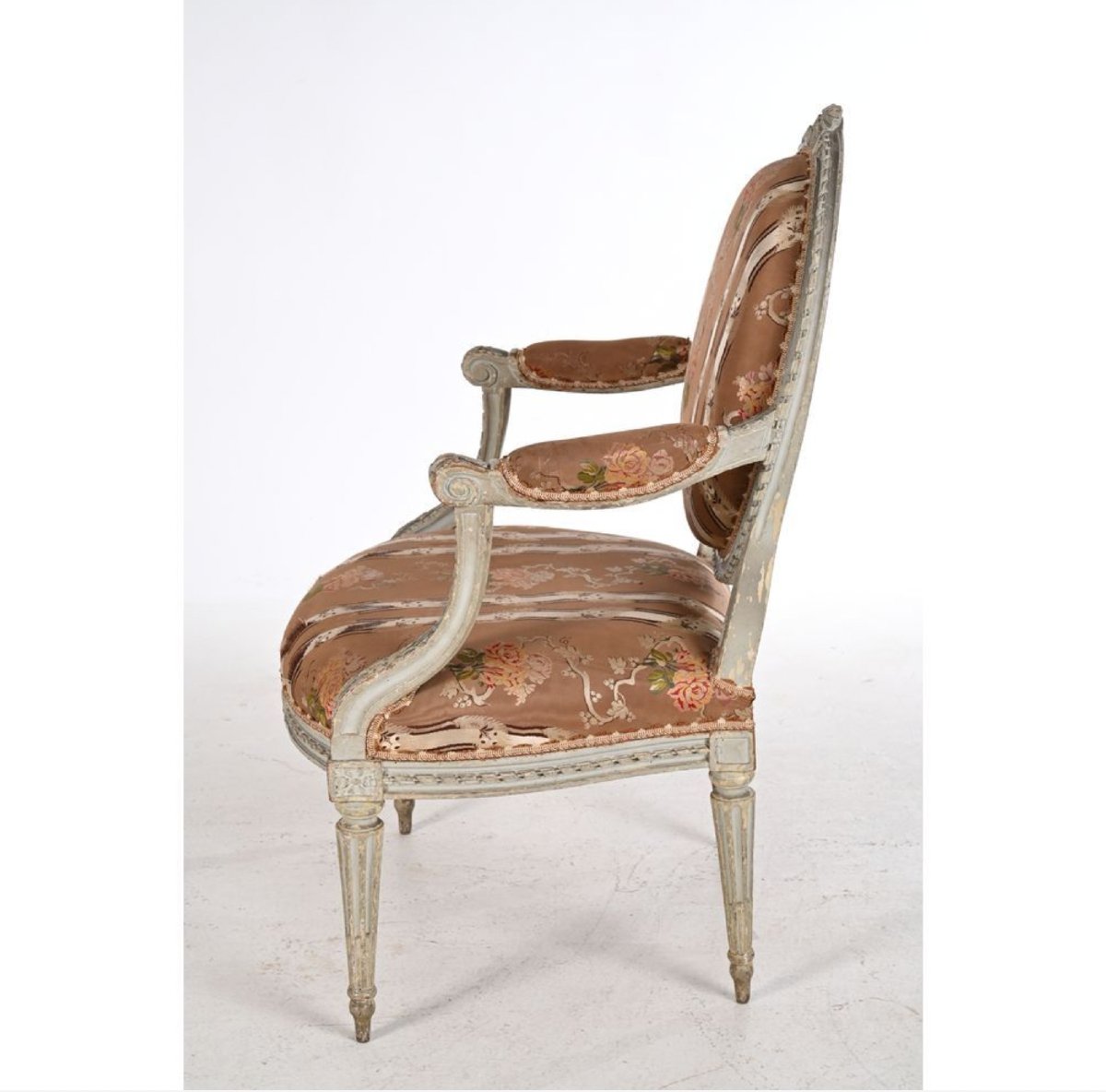 Pair Of Louis XVI Period Armchairs, Stamped Dupain-photo-3