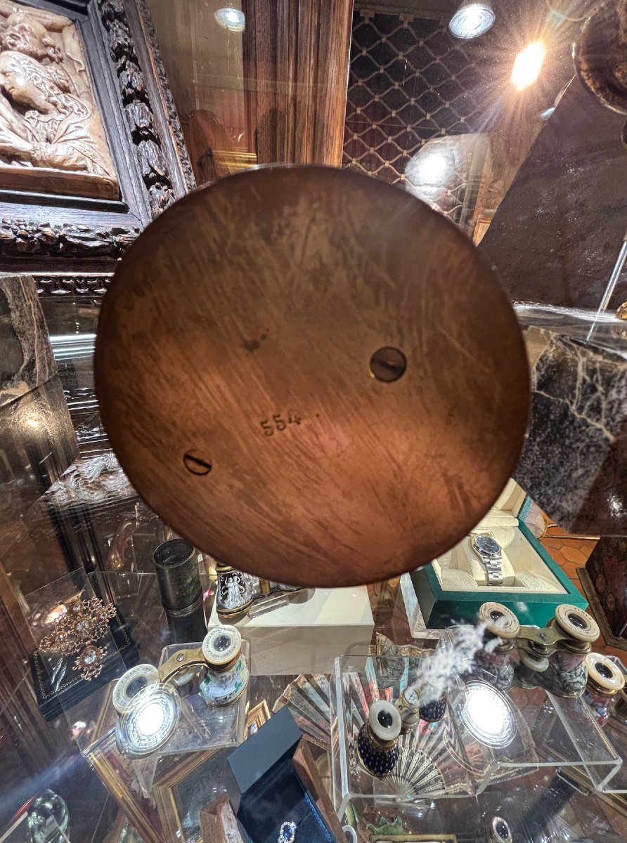 Claire Colinet (1880-1950) "La Jongleuse Nue", bronze doré, Art déco.-photo-2