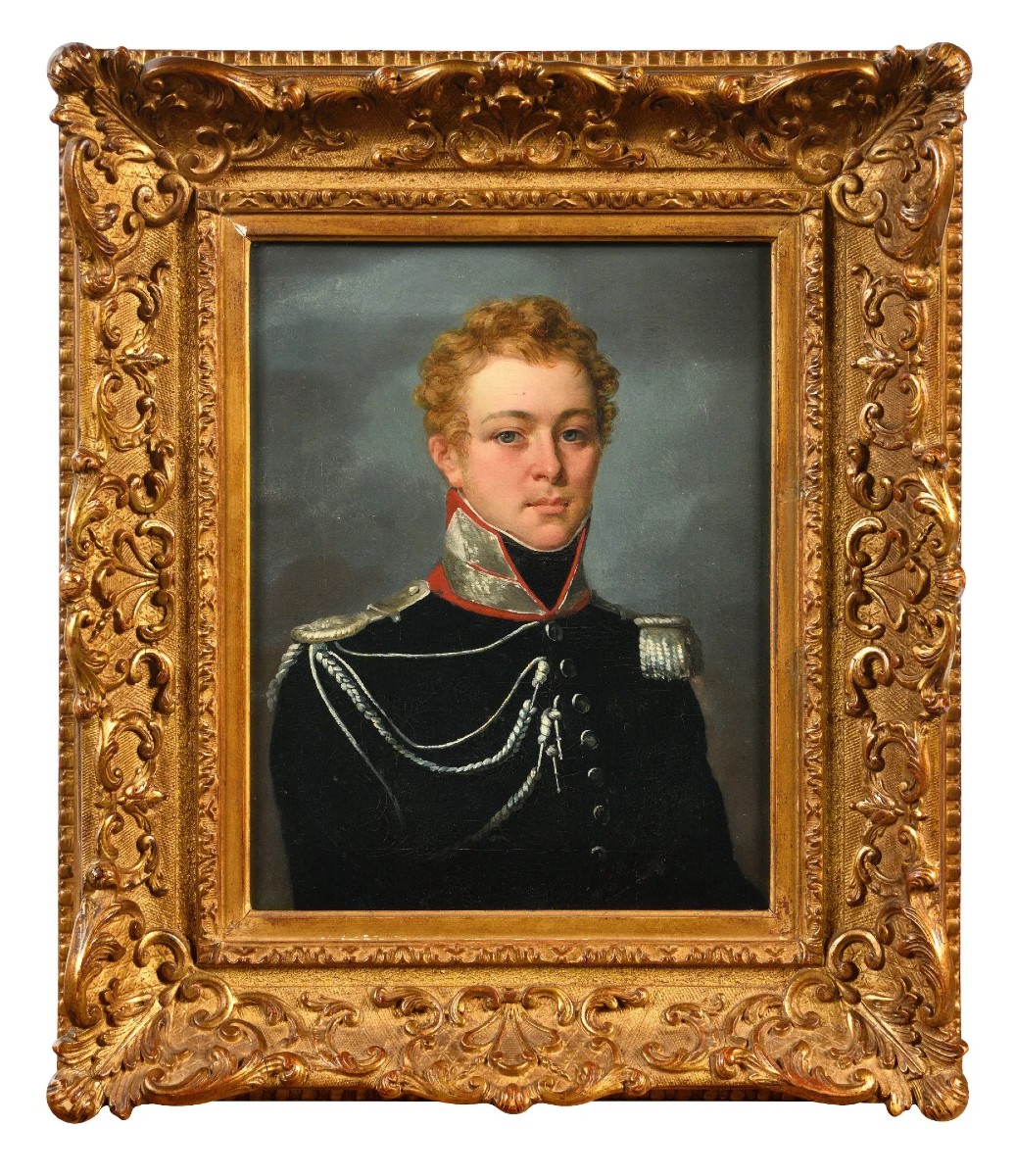 Portrait Of Jean Adolphe Tillette De Buigny (1798-1824) Attributed To Henri Nicolas Van Gorp