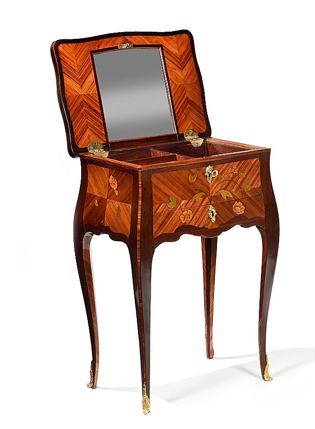 TABLE DE TOILETTE OU PERRUQUIERE