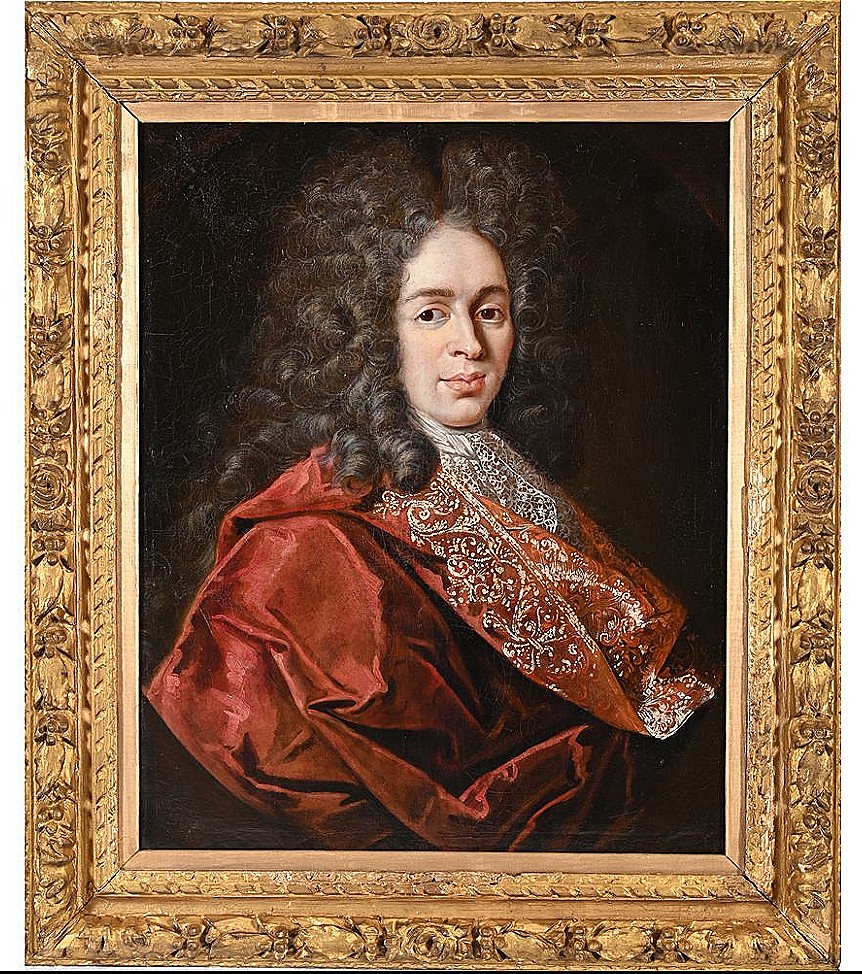 ECOLE FRANCAISE LOUIS XIV. "Portrait d’aristocrate"