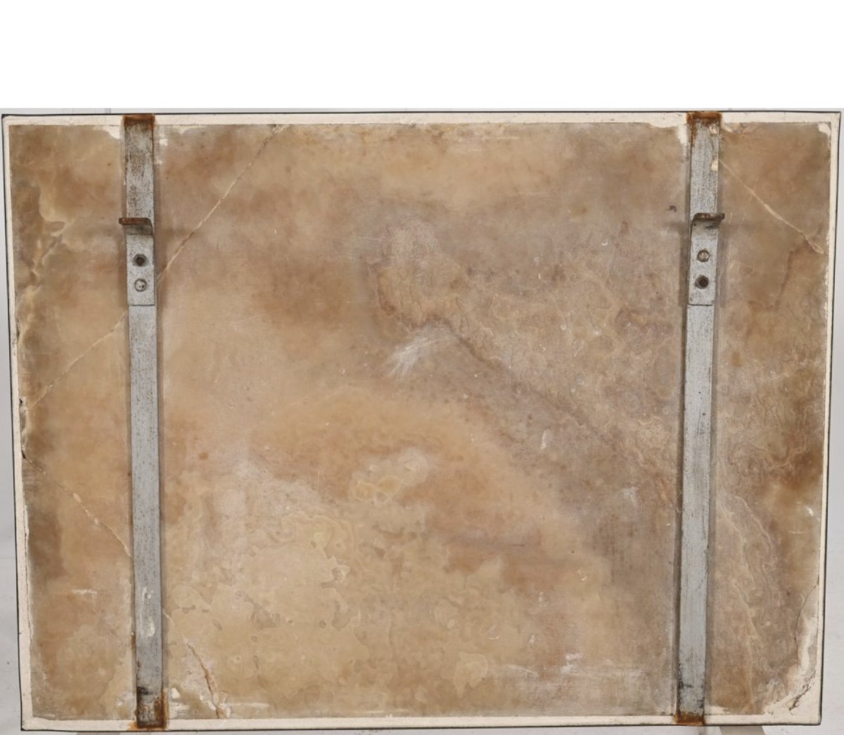 An Art Deco-style Onyx Plaque Depicting Exotic Fish-photo-2