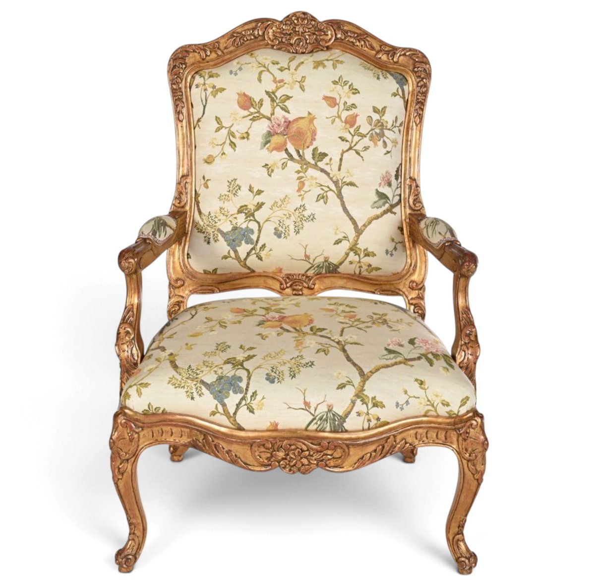 Pair Of Louis XV-style Armchairs -photo-2