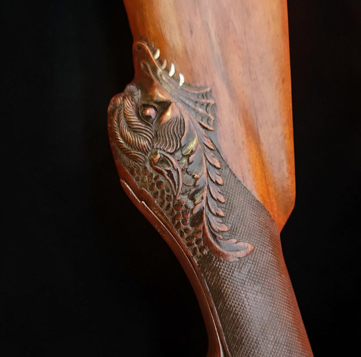 Ceremonial Percussion Hunting Rifle, Early 19th Century-photo-2