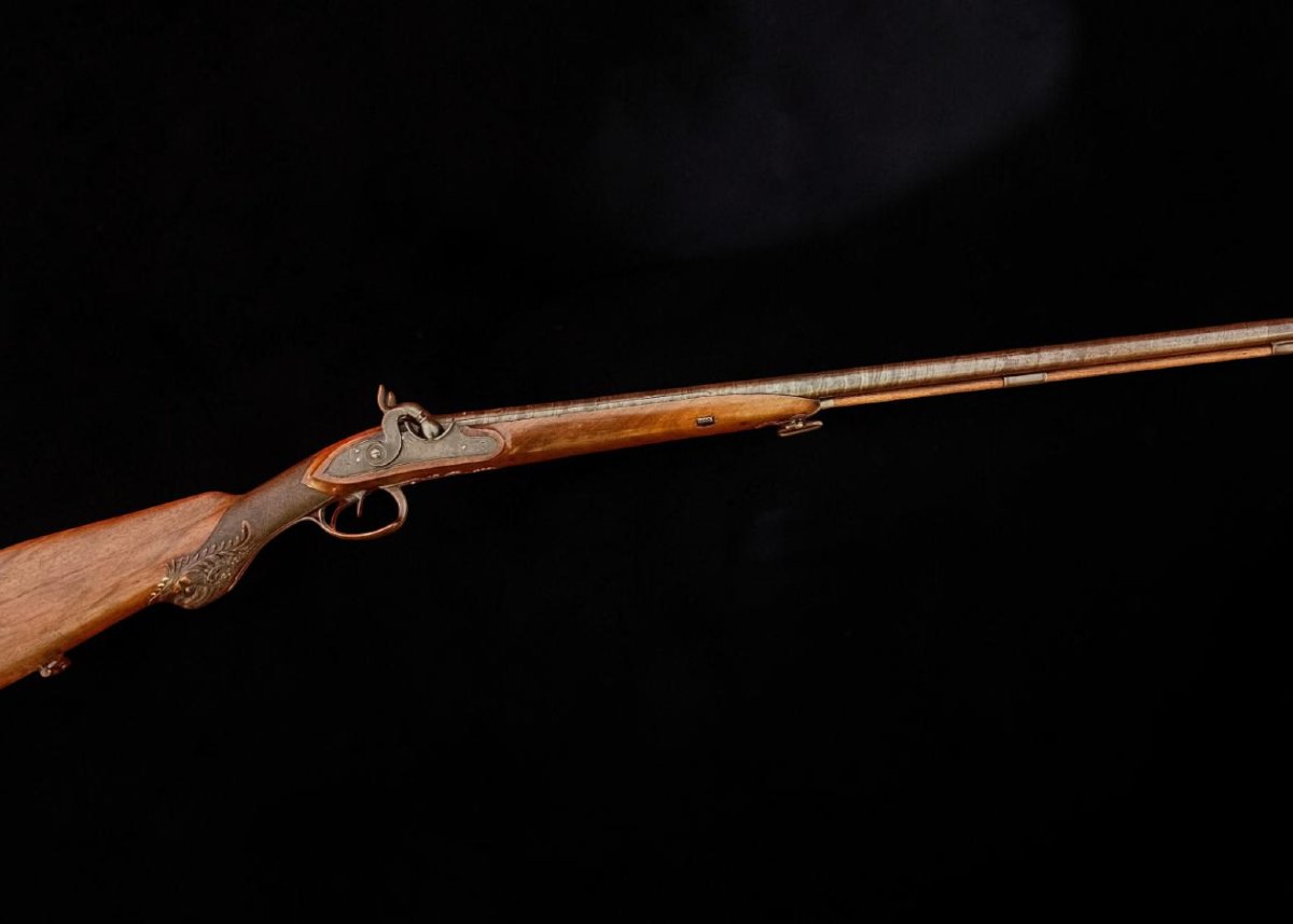 Ceremonial Percussion Hunting Rifle, Early 19th Century