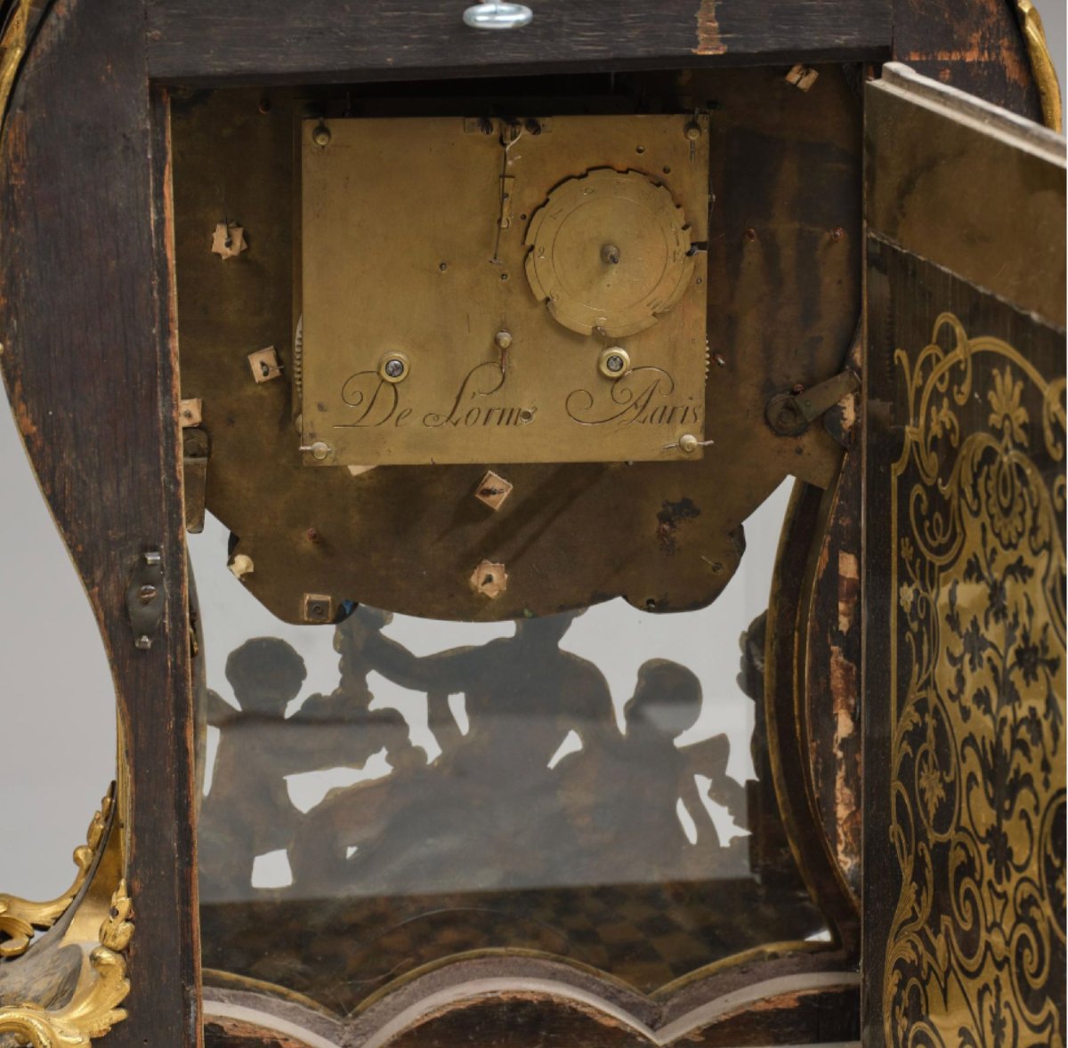 Important Cartouche And Its Console - Antoine-nicolas Duchemin, Active Until 1761-photo-2