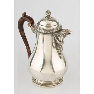 Baluster-shaped Silver Jug Late 19th Century