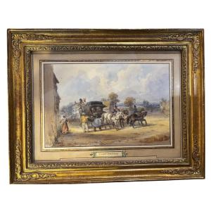 Cooper Henderson (1803–1877), Attributed To - "the Coach House"