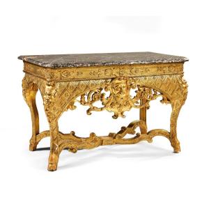 Regency-era Console Table With Fauns