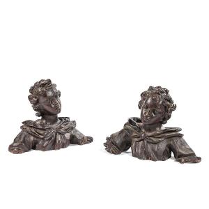 Two Important Busts Of Angels