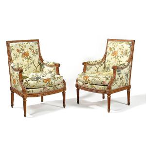 Pair Of Shepherdess Armchairs