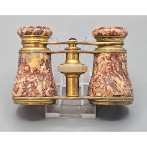 Marble Veneered Theater Binoculars Circa 1900