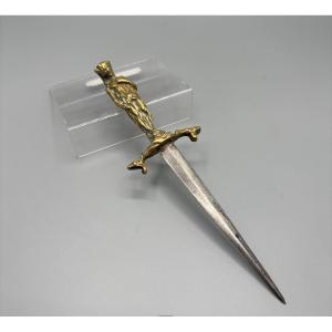 Athamé d’époque Art Nouveau, à la symbolique ésotérique