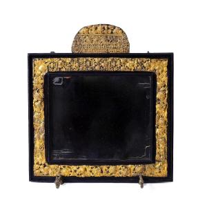 17th-century Dutch Pediment Mirror