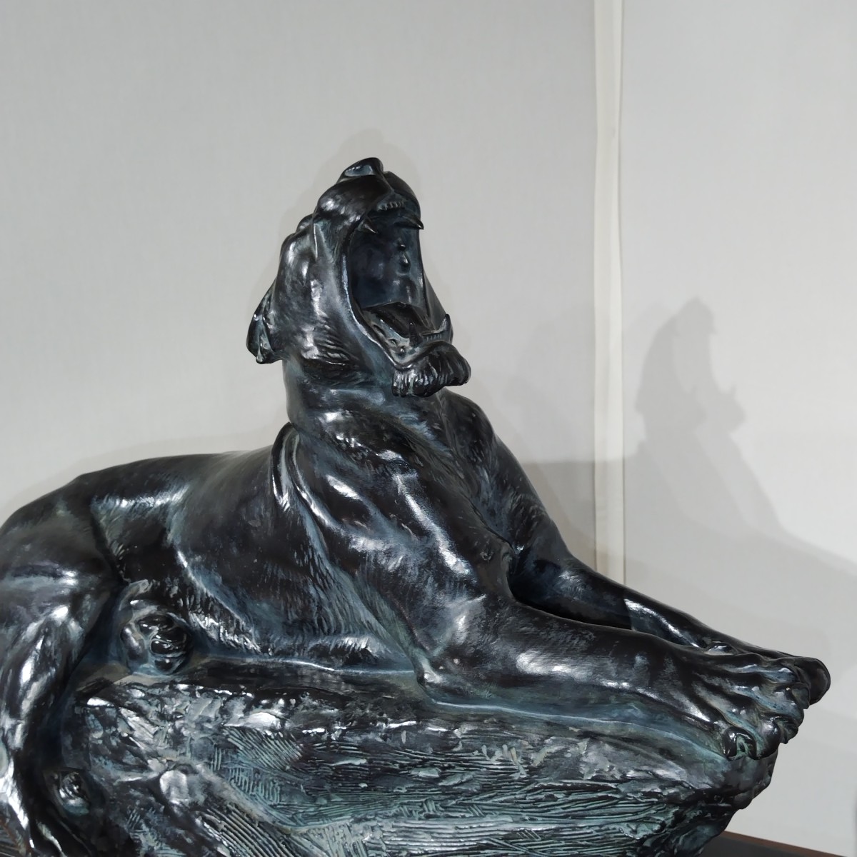 Art Deco Sculpture "the Awakening Of The Beast"-photo-2