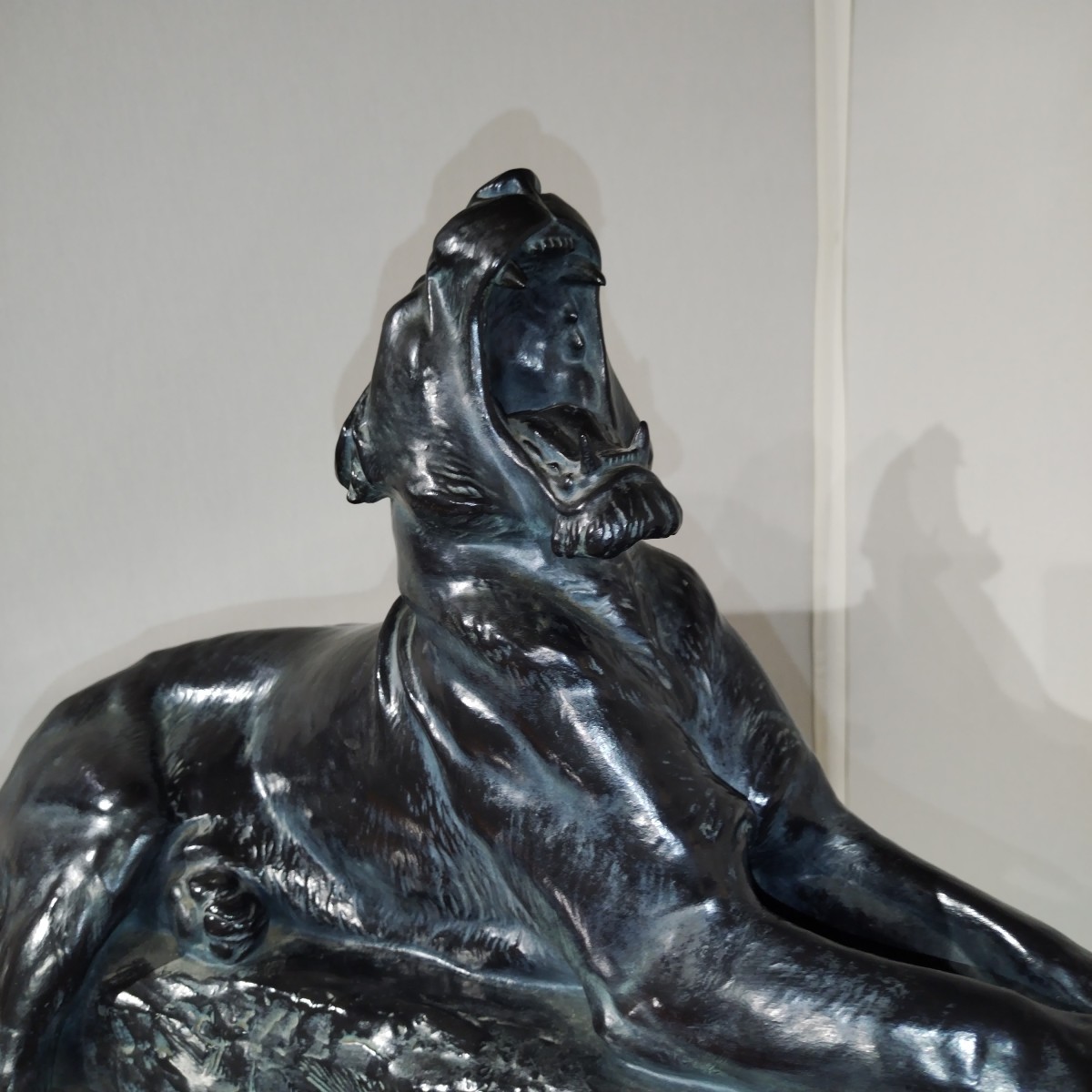 Art Deco Sculpture "the Awakening Of The Beast"-photo-4