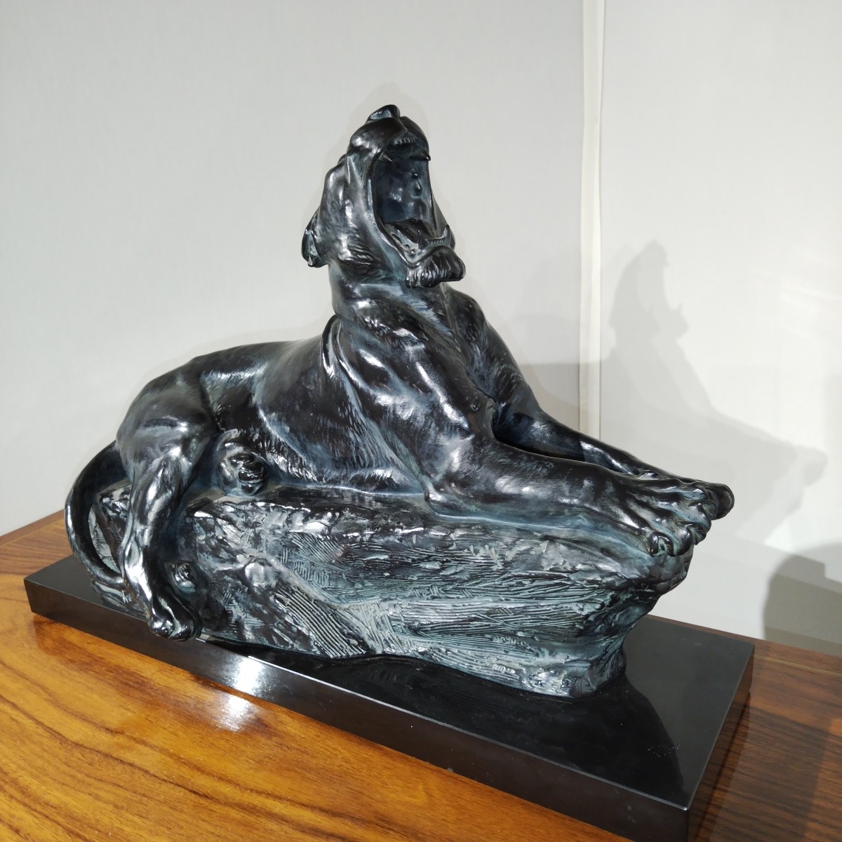 Art Deco Sculpture "the Awakening Of The Beast"-photo-1