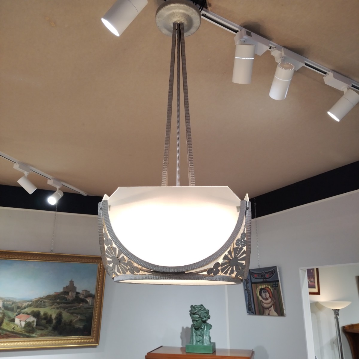 Lustre art déco -photo-2