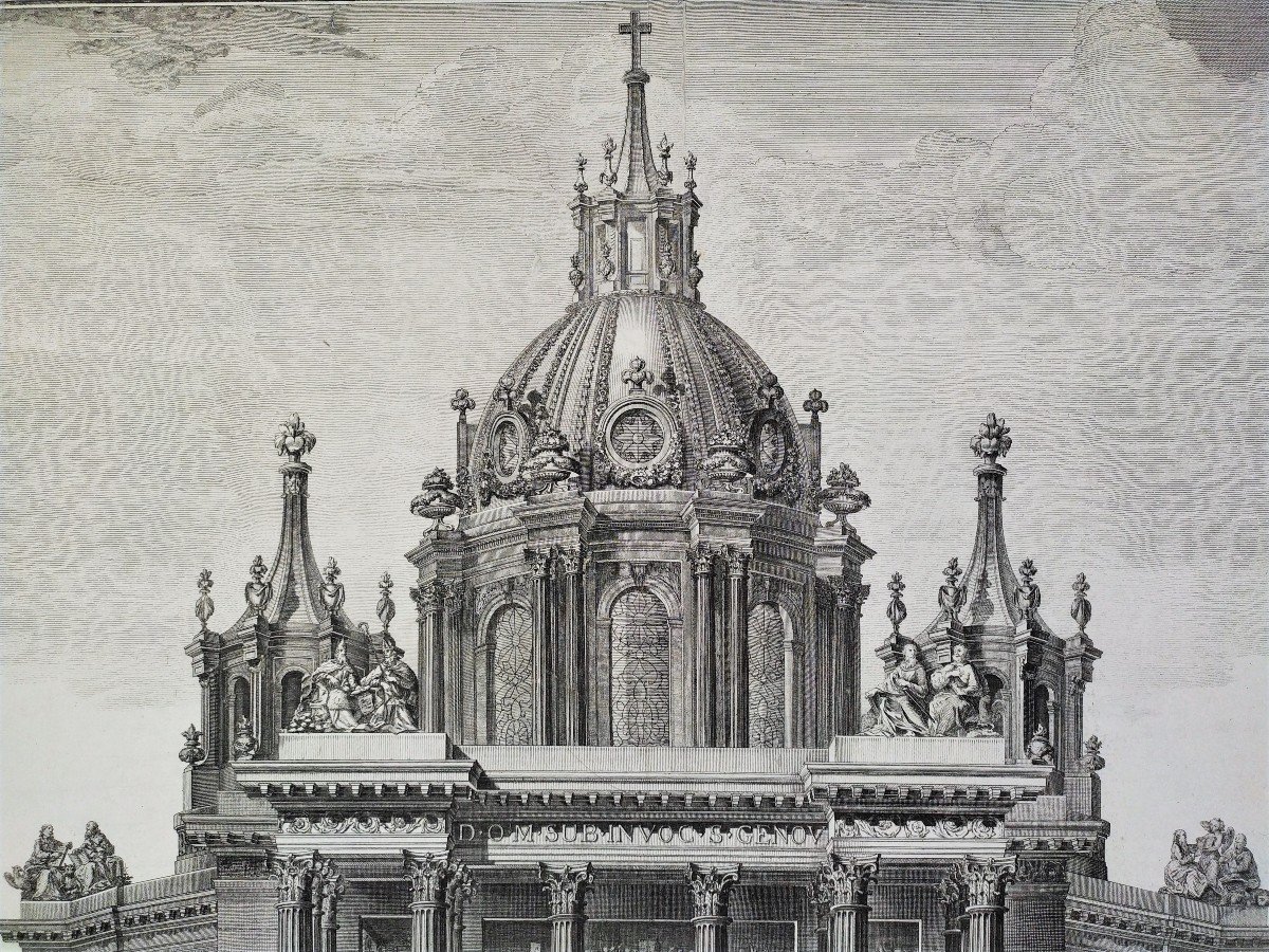 Pantheon Project Architecture Etching 18th C-photo-6