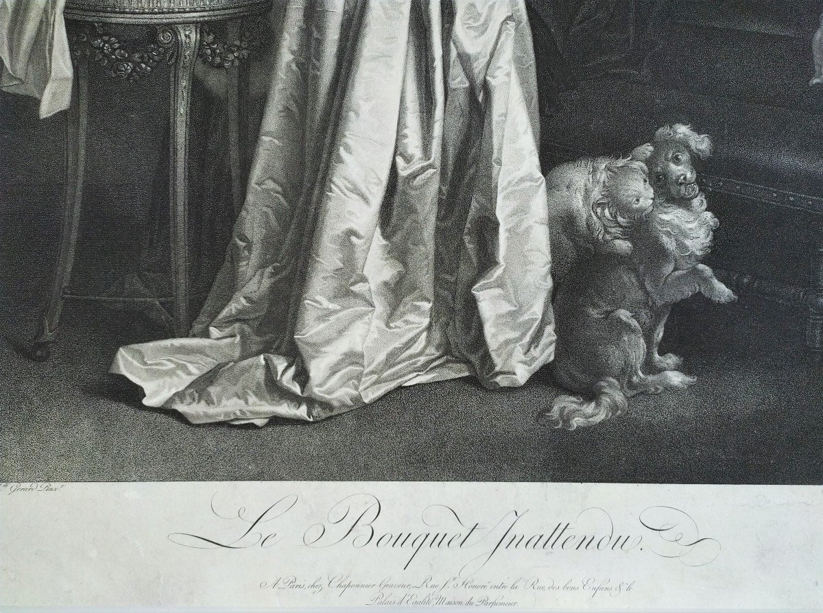  Gravure d'Après Marguerite Gérard-photo-4