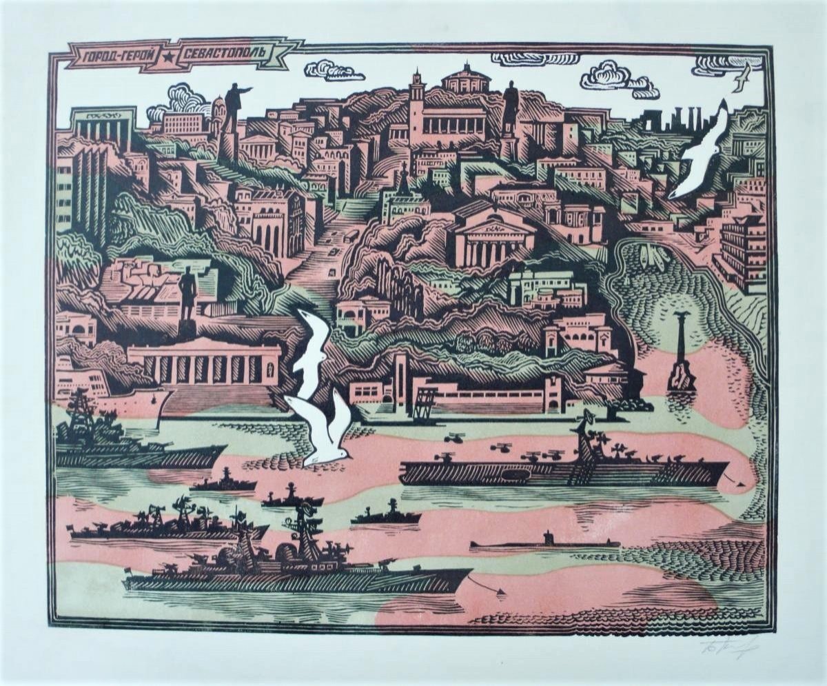 Crimea Sebastopol Woodcut-photo-2