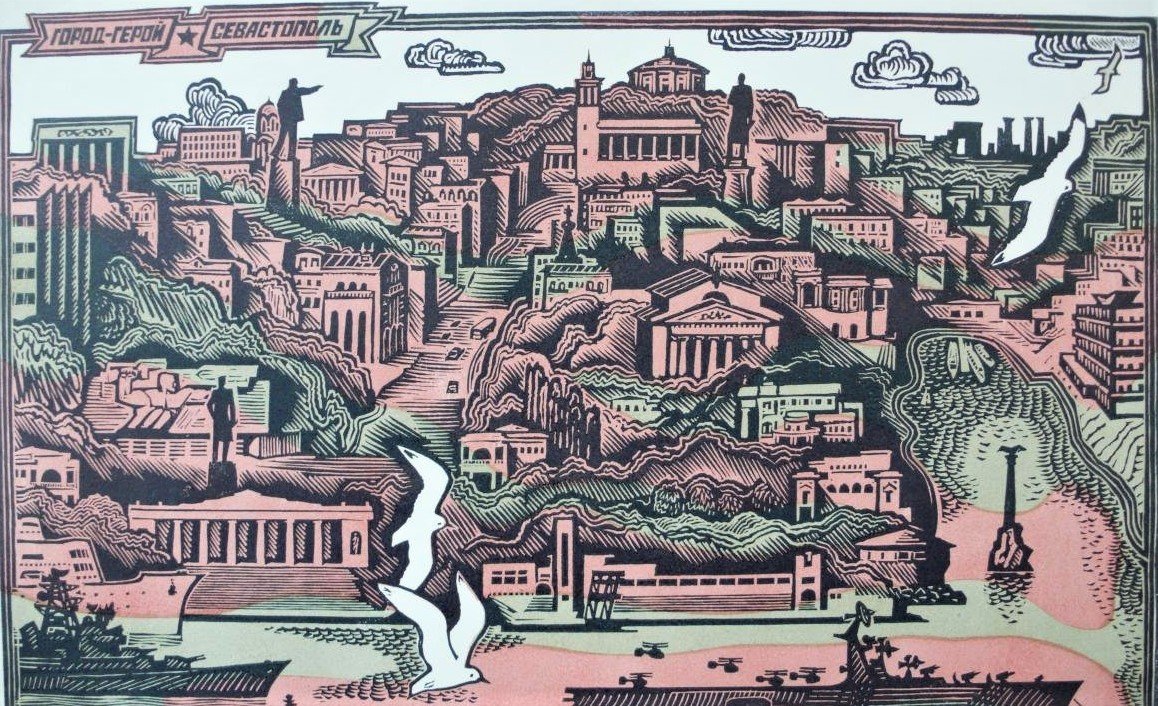 Crimea Sebastopol Woodcut-photo-2