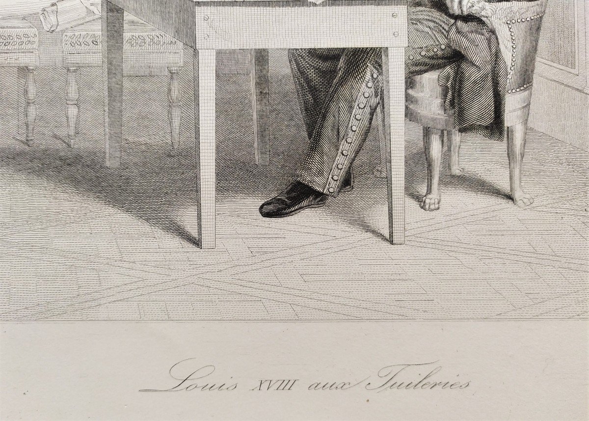 Louis XVIII Eau-forte 19ème-photo-4
