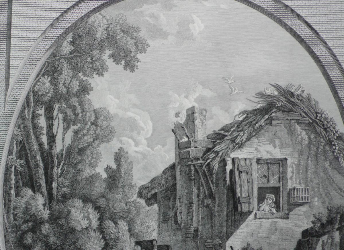 Pair Of Etching After François Boucher-photo-7