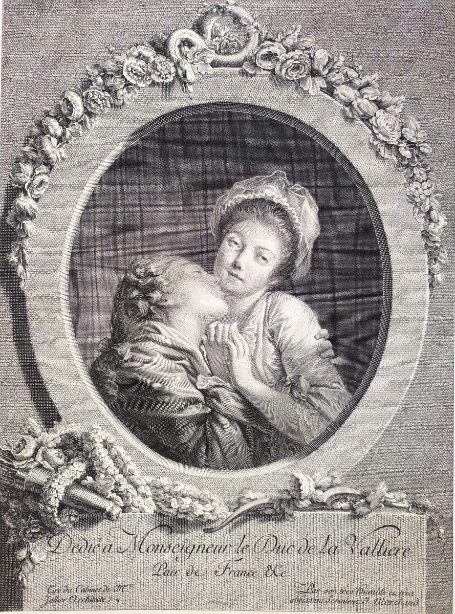 Paire De Gravures Erotiques d'Après Fragonard 18ème-photo-5