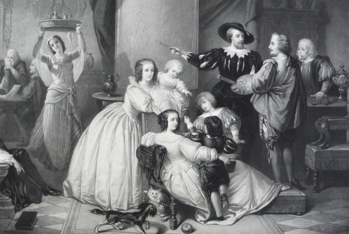 Atelier Rubens Engraving 19th-photo-2