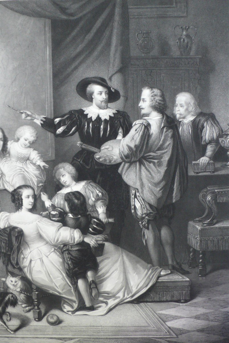 Atelier Rubens Engraving 19th-photo-4