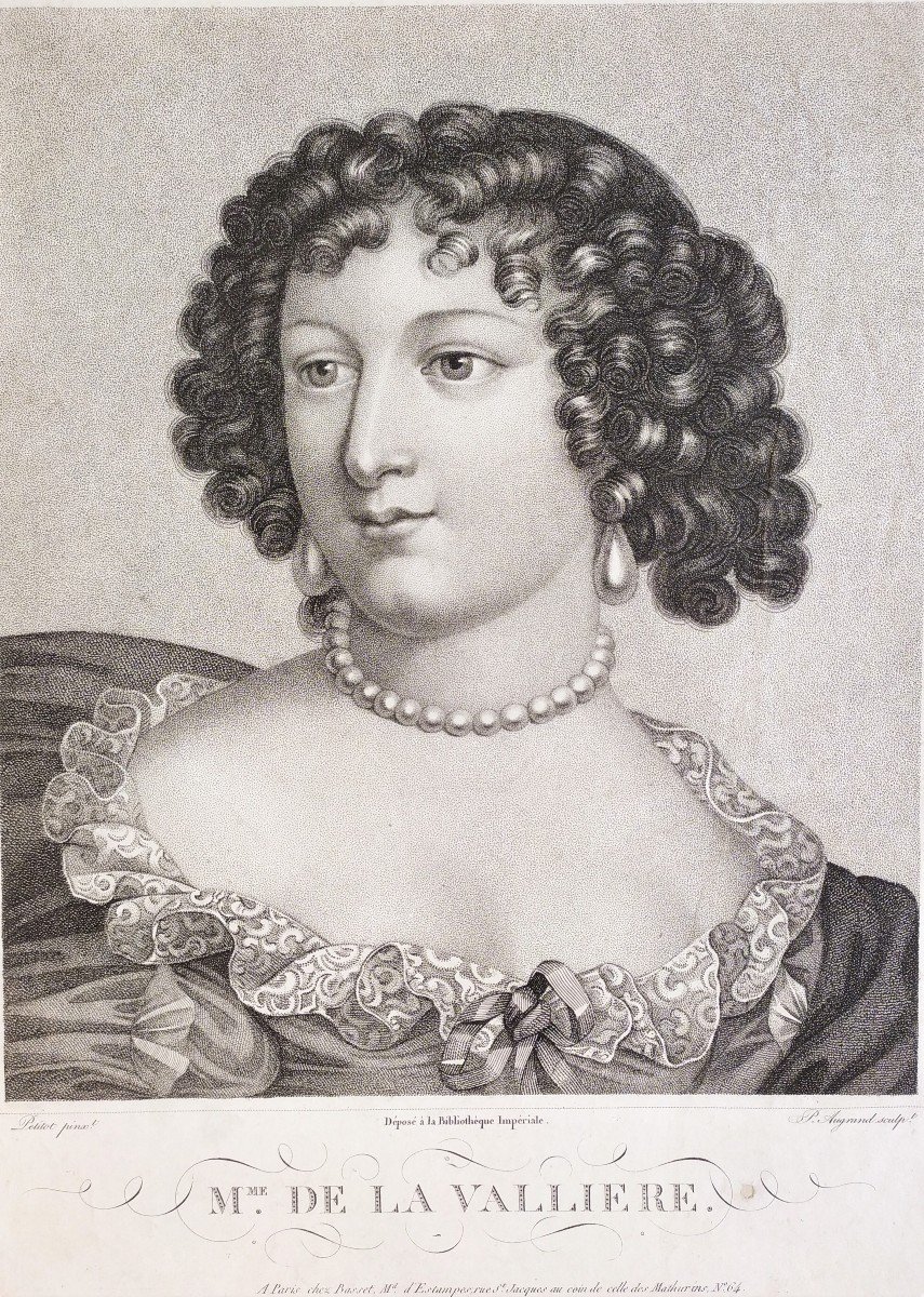 Portrait De Louise De La Vallière Gravure -photo-4
